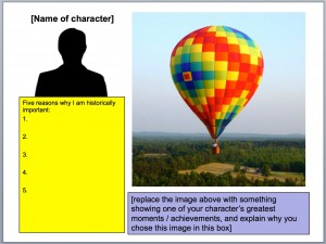 Balloon Debate: Research Template
