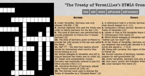 Generate a self-marking crossword for revision