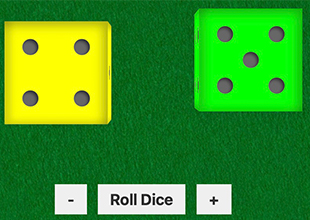 Rolling Online Dice for the Classroom